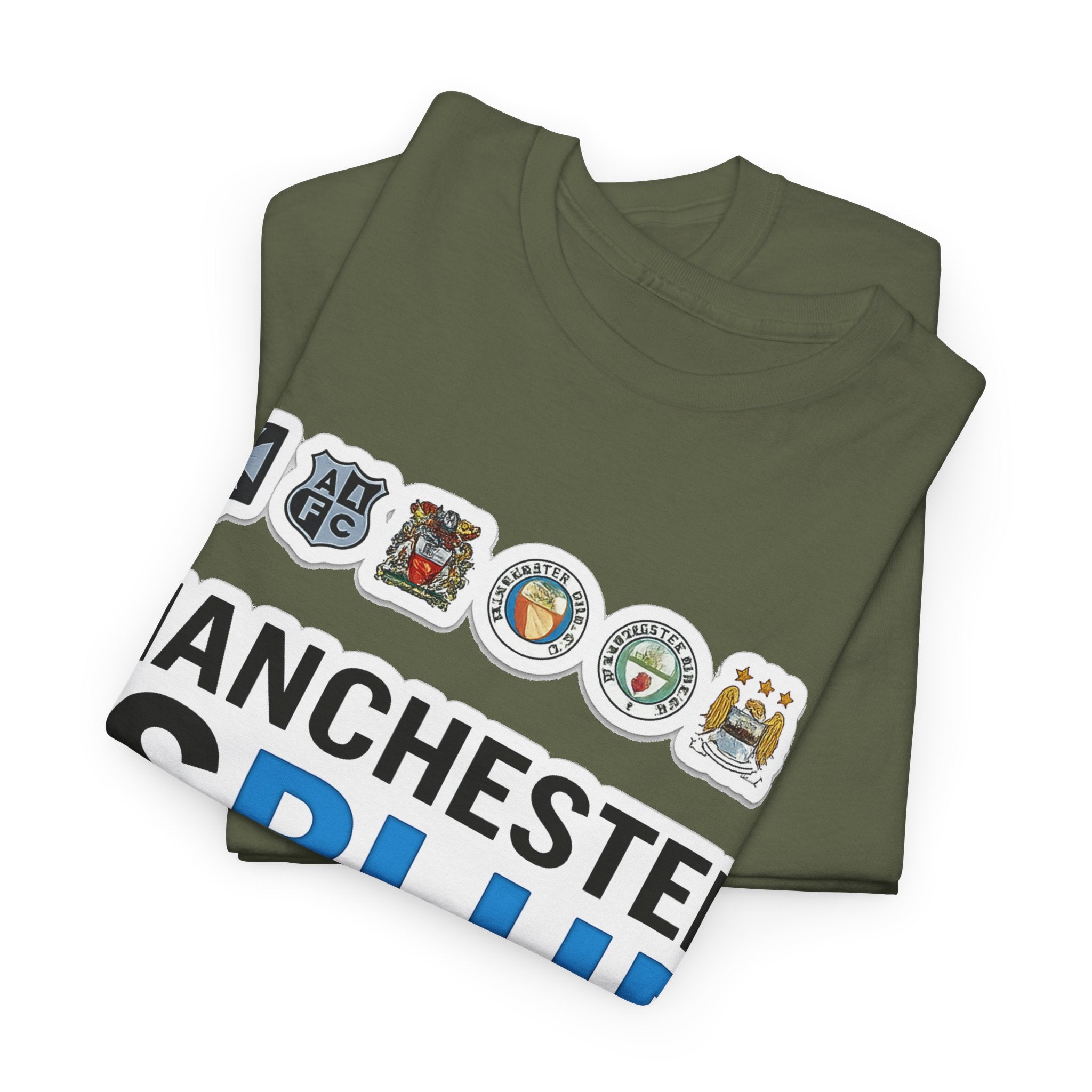 Manchester Is Blue Tee — Manchester City Supporter T-Shirt