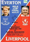 1984 League Cup Final Replay Everton vs Liverpool at Maine Road Wednesday 28th March 1984