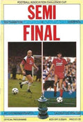 1986 FA CUP SEMI FINAL SOUTHAMPTON v LIVERPOOL Programme 5th April 1986
