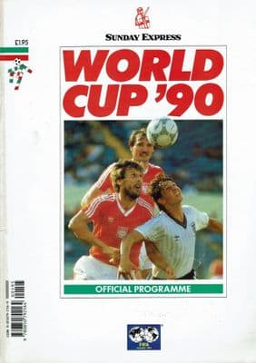 1990 World Cup Official Programme UK Edition