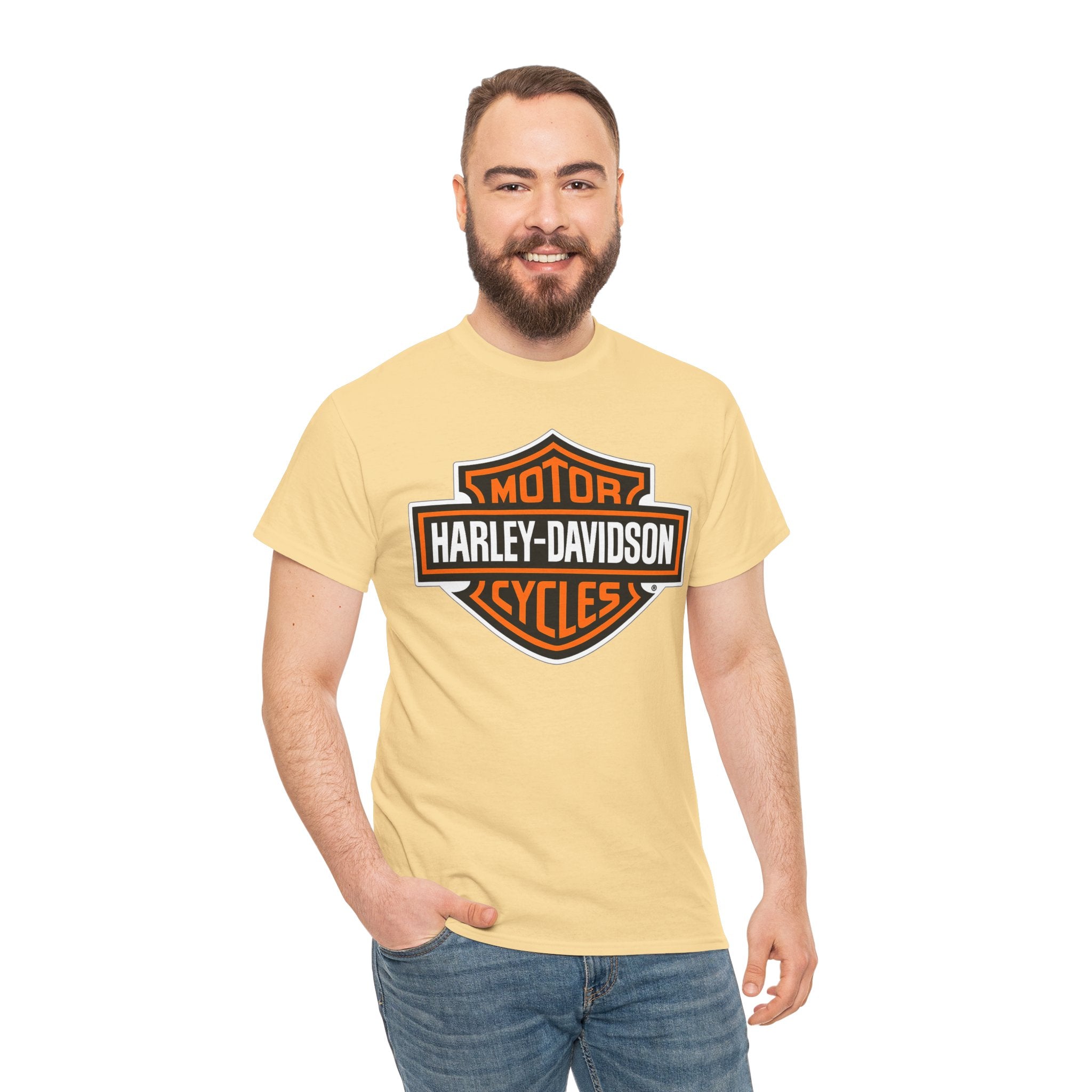 Harley-Davidson American Flag Tee — Vintage Motor Company Back Print