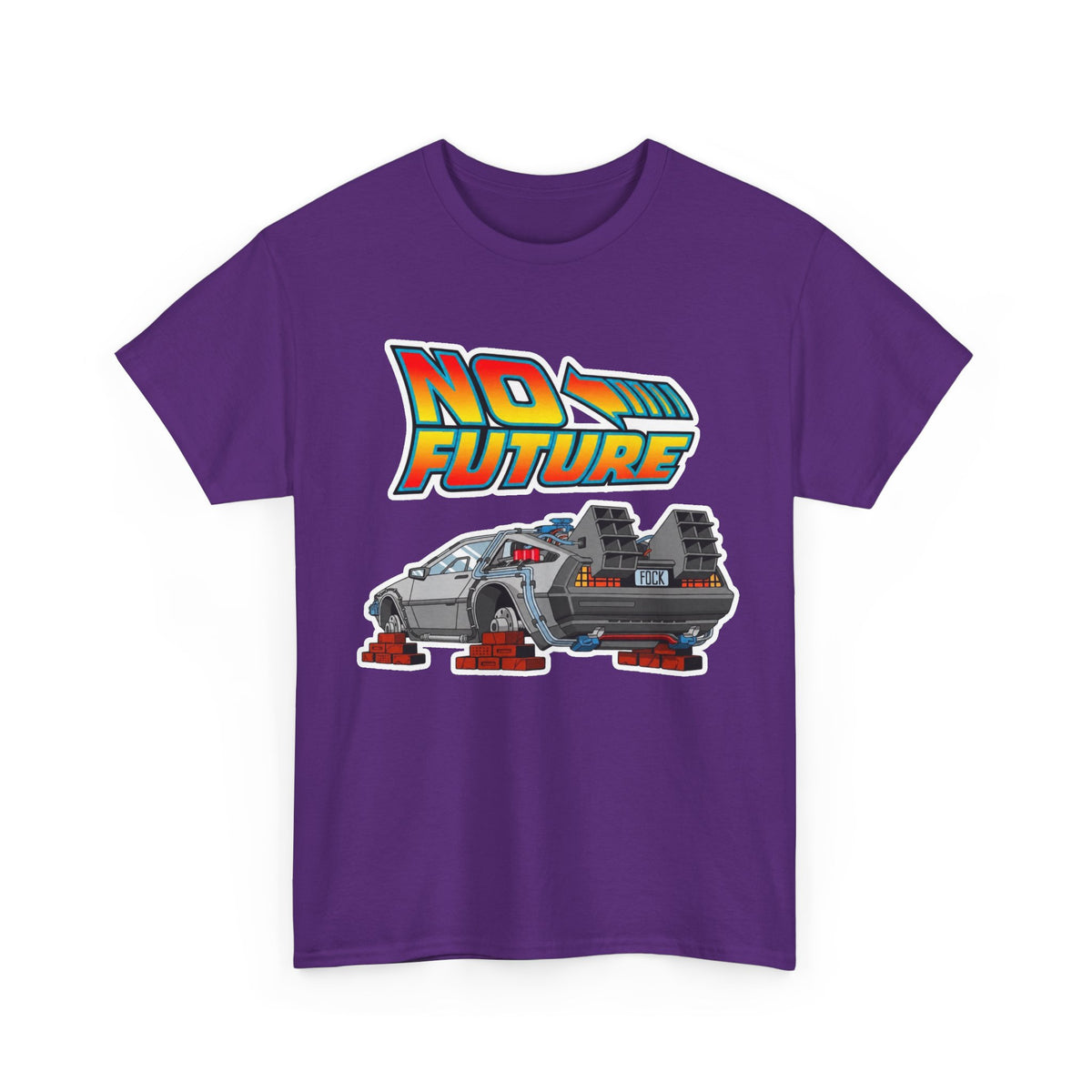 No Future DeLorean Cotton T-Shirt
