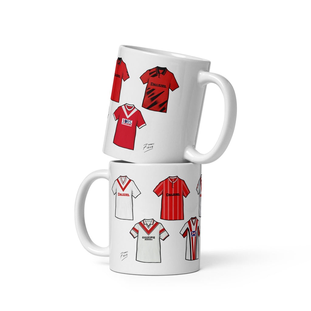 Airdrie Retro Shirts Ceramic Football Mug