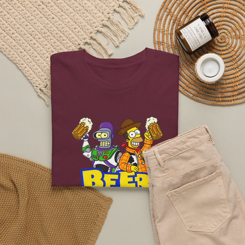 Beer Story T-Shirt — Funny Cartoon Beer Buddies Graphic Tee