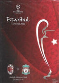 2005 UEFA Champions League Final AC Milan v Liverpool Official Matchday Programme in Speckled Bag