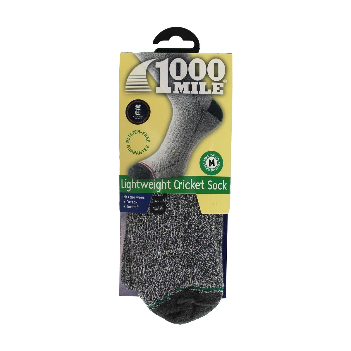 1 Pack Mens Lightweight Cricket Double Layer Socks
