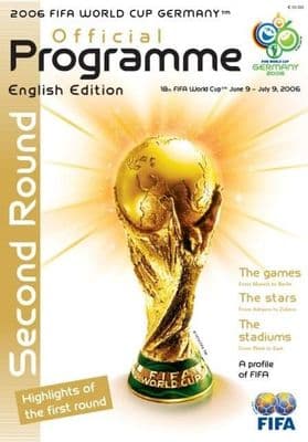 2006 FIFA World Cup Knock-out Stage English Edition Official Programme