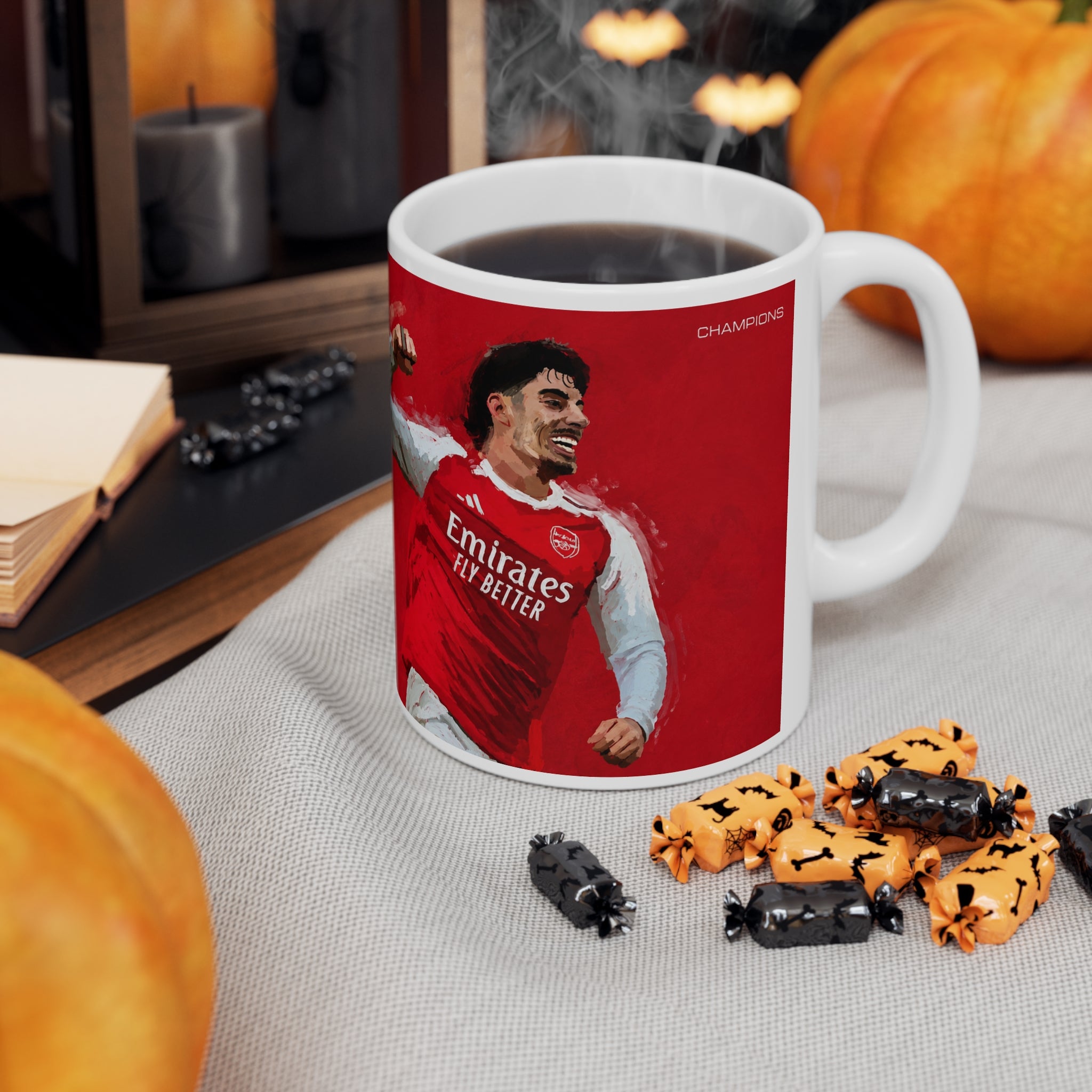 Kai Havertz Arsenal Premier League Champions Ceramic Mug (11oz, 15oz)