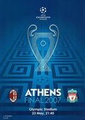 2007 Champions League FINAL AC MILAN v LIVERPOOL Programme 23rd May 2007
