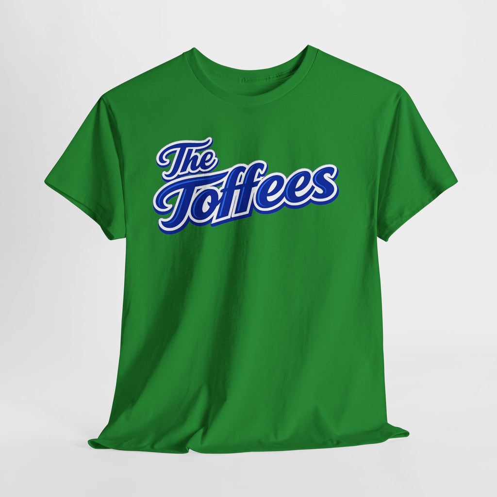 The Toffees Script Tee — Vintage Blue Logo T-Shirt