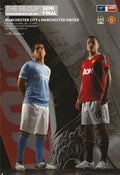 2011 FA CUP SEMI FINAL Manchester City v Manchester United Official Matchday Programme 16th April 2011
