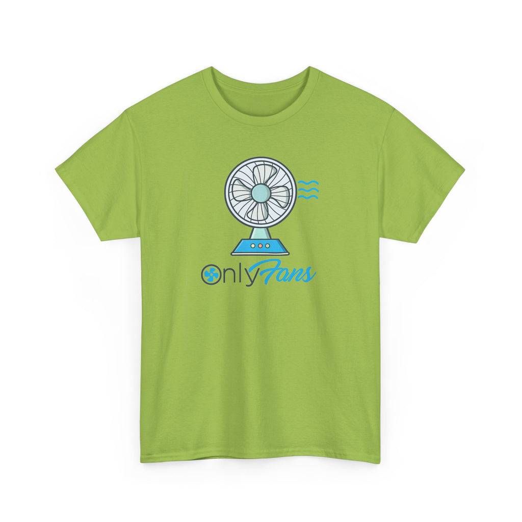 Only Fans Graphic Tee — Cute Fan Illustration Novelty T-Shirt