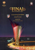 2012 UEFA Europa League Final Athletic Bilbao v Atletico Madrid 9th May 2012 Official Matchday Programme