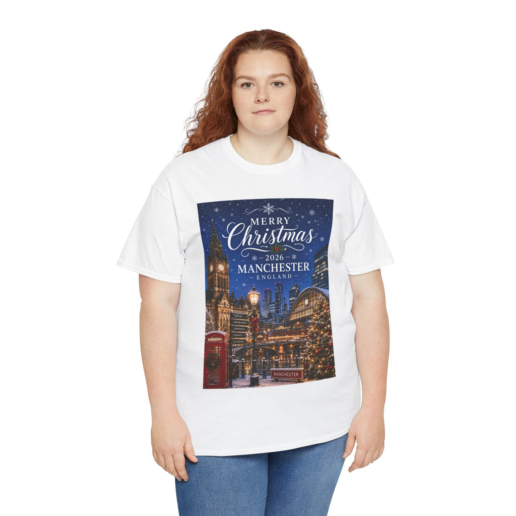 Manchester Christmas Tee — Merry Christmas 2026 Holiday T‑Shirt