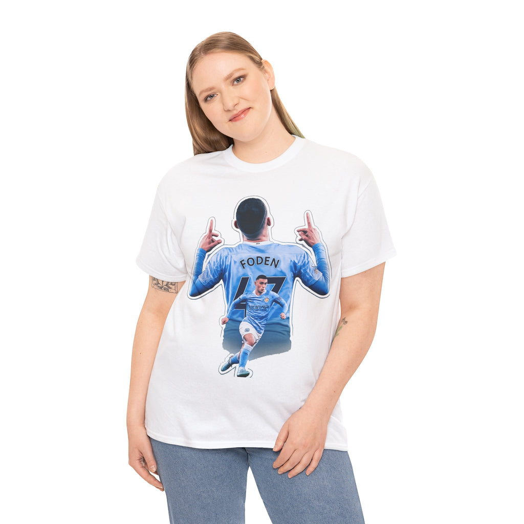 Phil Foden Soccer Fan T‑Shirt – Manchester City Jersey Graphic Tee