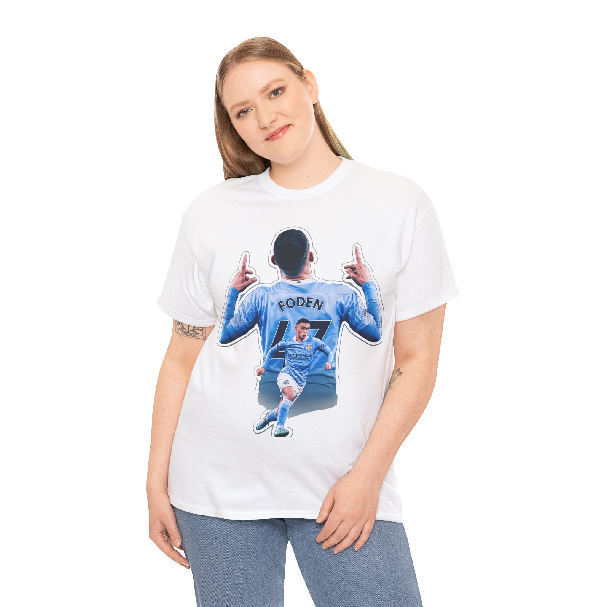 Phil Foden Soccer Fan T‑Shirt – Manchester City Jersey Graphic Tee