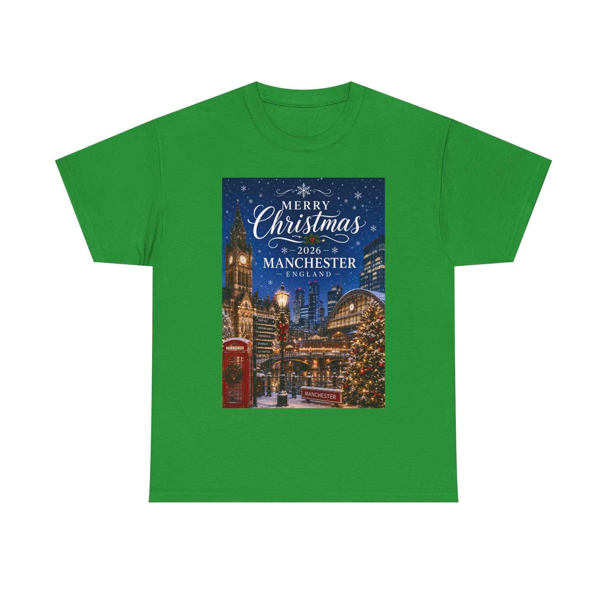 Manchester Christmas Tee — Merry Christmas 2026 Holiday T‑Shirt