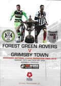 2016 National League Promotion Final Forest Green v Grimsby Town 15th May 2016 Official Programme