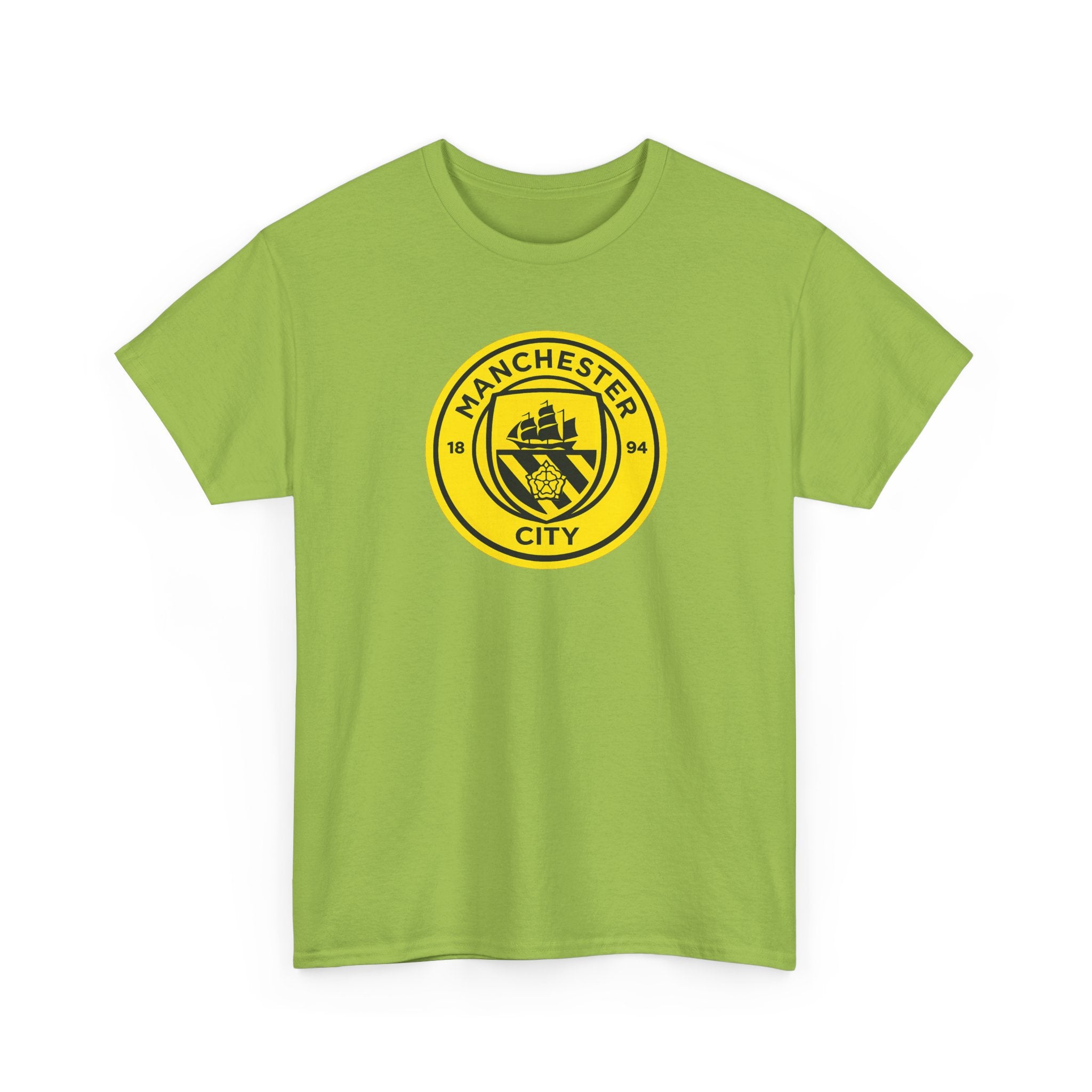 Manchester City Yellow Crest T-Shirt
