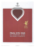 2018 UEFA Champions League Final Liverpool v Real Madrid A4 Double Sided Poster