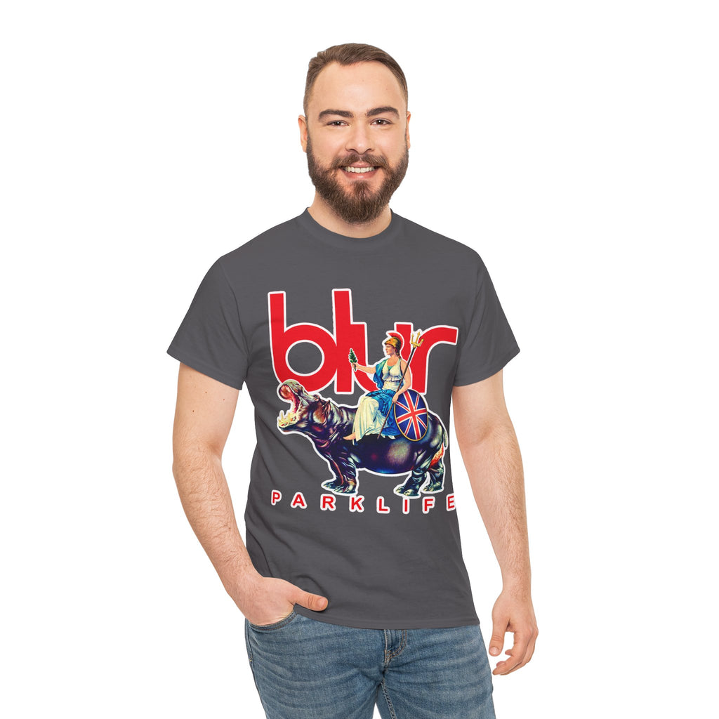 Blur PARKLIFE British Bulldog Graphic Cotton T-Shirt