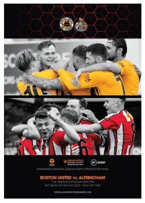 2020 National League North Promotion Final Official BCD Match Programme - August 1st 2020