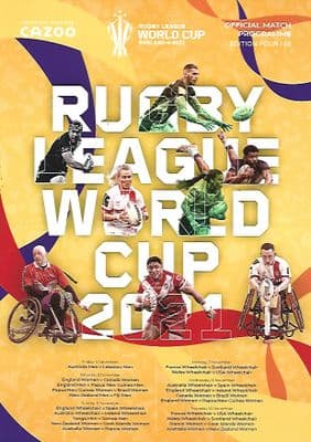 2021 Rugby League World Cup Official Programme Issue 4