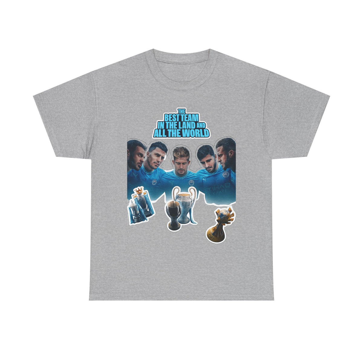 Manchester City — "Best Team in the Land and All the World" Cotton T-Shirt