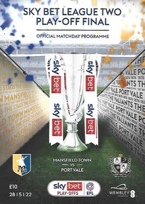 2022 Sky Bet League Two Play Off Final Official Matchday Programme - 28th May 2022