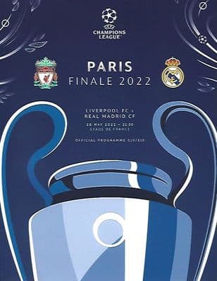2022 UEFA Champions League Final Official Matchday Programme - 28th May 2022
