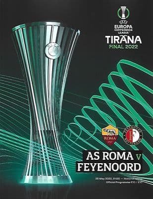 2022 UEFA Europa Conference League Final Official Matchday Programme - 25th May 2022