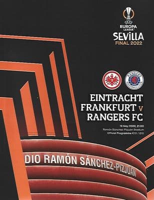 2022 UEFA Europa League Final Official Matchday Programme - 18th May 2022