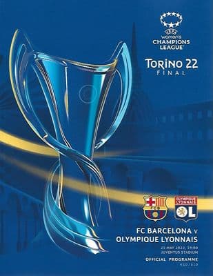 2022 UEFA Women's Champions League Final Official Matchday Programme - 21st May 2022