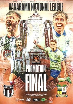 2022 Vanarama National League Play-Off Final Official Matchday Programme June 5th 2022