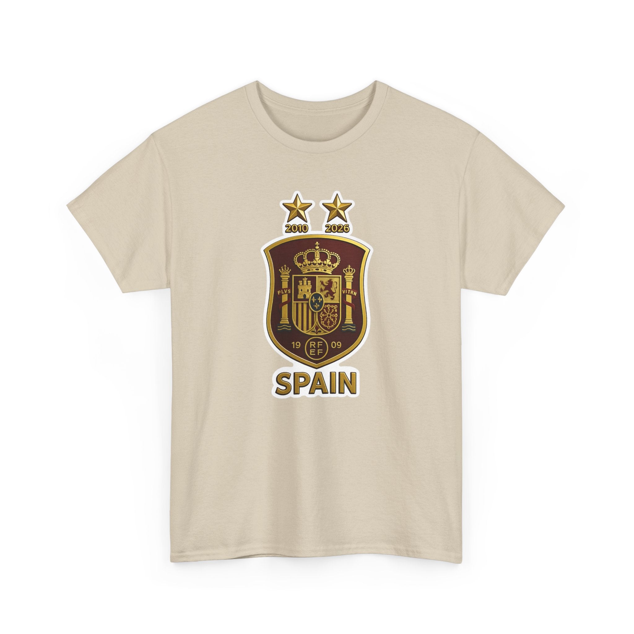 Spain Crest T-Shirt — Vintage Spanish Soccer Shield Tee