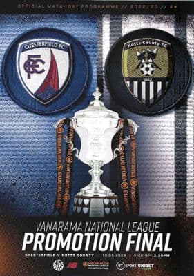 2023 National League Promotion Final Official Matchday Programme 22/23 - 13th May 2023
