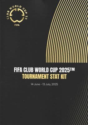 2025 FIFA CLUB WORLD CUP OFFICIAL PDF PRINTED GUIDE / TOURNAMENT PROGRAMME STAT PACK