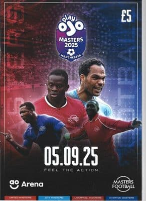 2025 Manchester Masters Cup Official Event Programme 2025/265 - 5th September 2025