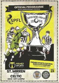 2025 Premier Sports Cup Final ST Mirren v Celtic Official Matchday Programme 2025/26 - 14th December 2025
