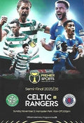 2025 Premier Sports Cup Semi Final Celtic v Rangers Official Match Programme 2025/26 - 2nd November 2025
