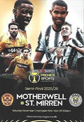 2025 Premier Sports Cup Semi Final Motherwell v ST Mirren Official Programme 2025/26 - 1st November 2025