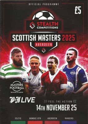 2025 Scottish Masters Cup Official Event Programme 2025/2026 - 14th November 2025
