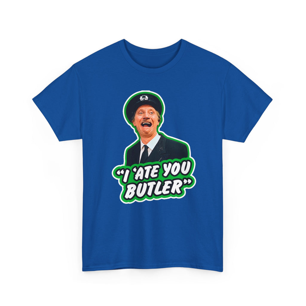 I Ate You Butler T-Shirt — Funny Retro Butler Graphic Tee