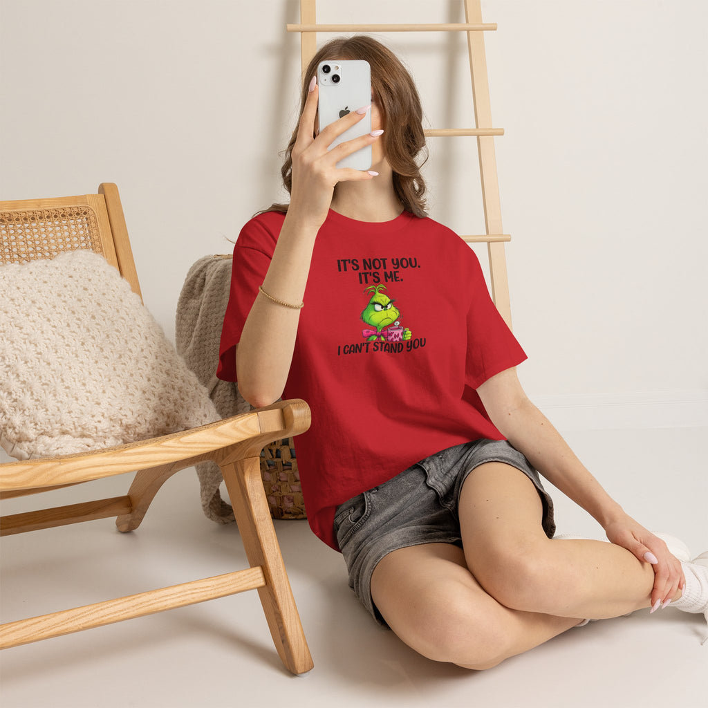 Grumpy Grinch Tee – "It's Not You. It's Me. I Can't Stand You" Christmas Shirt