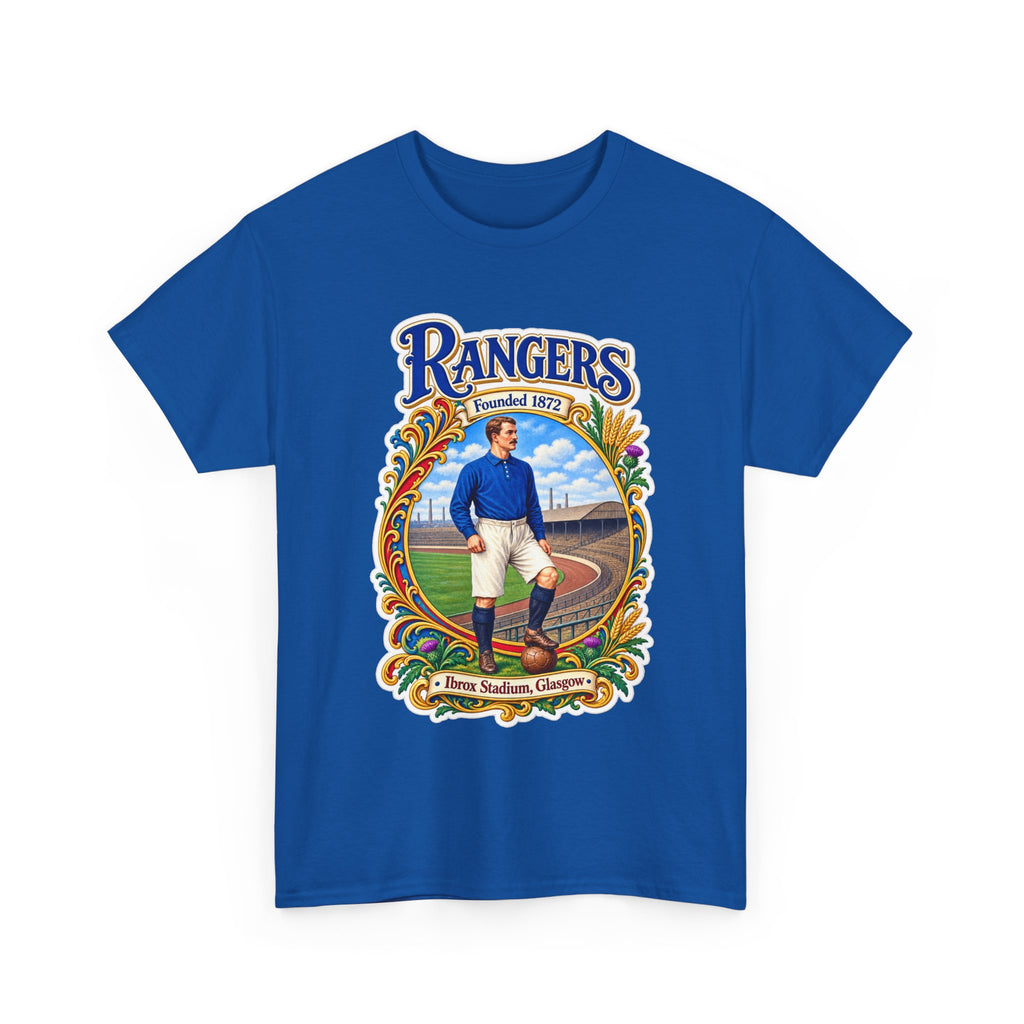 Rangers Retro Player Field Graphic Cotton T-Shirt