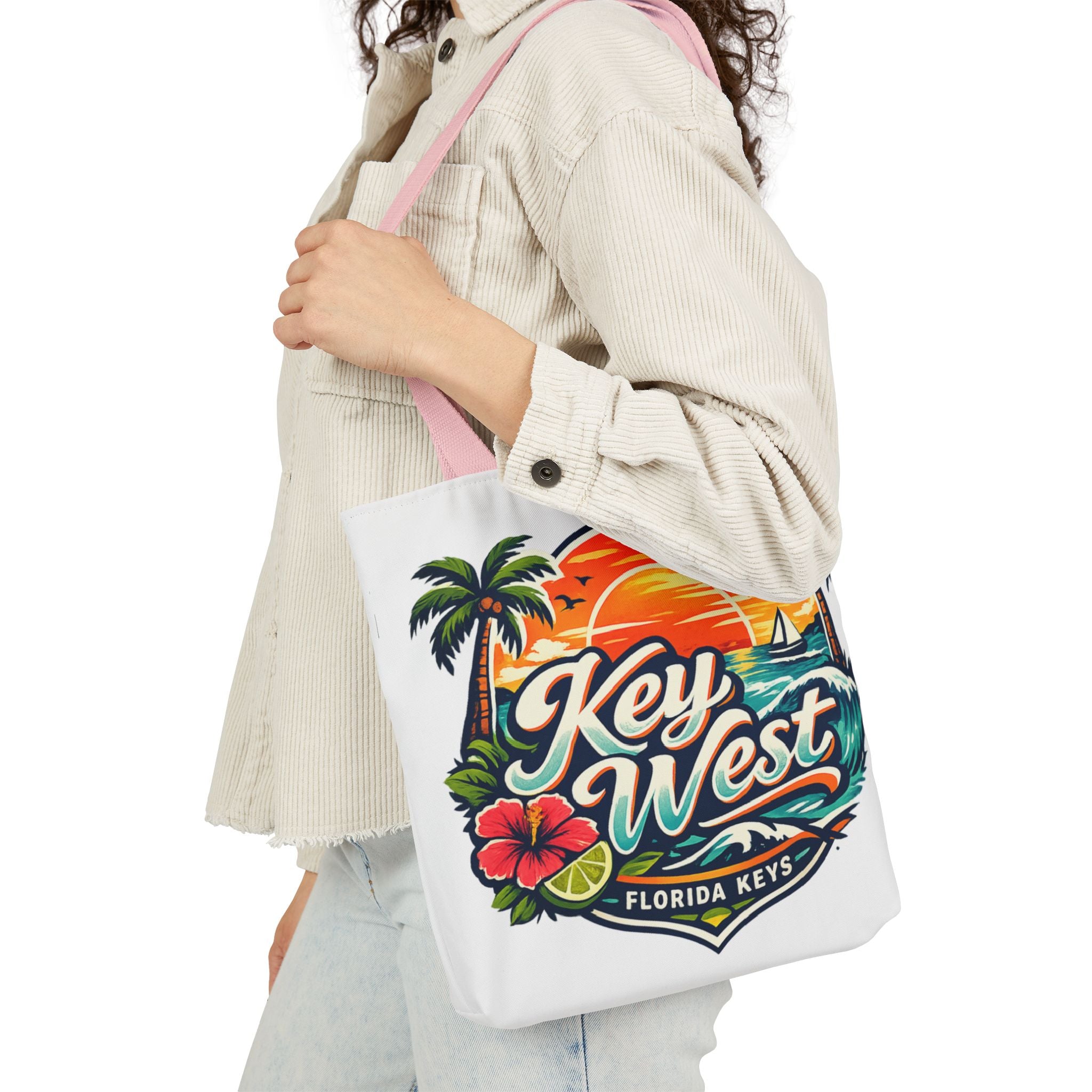Key West Sunset Canvas Tote