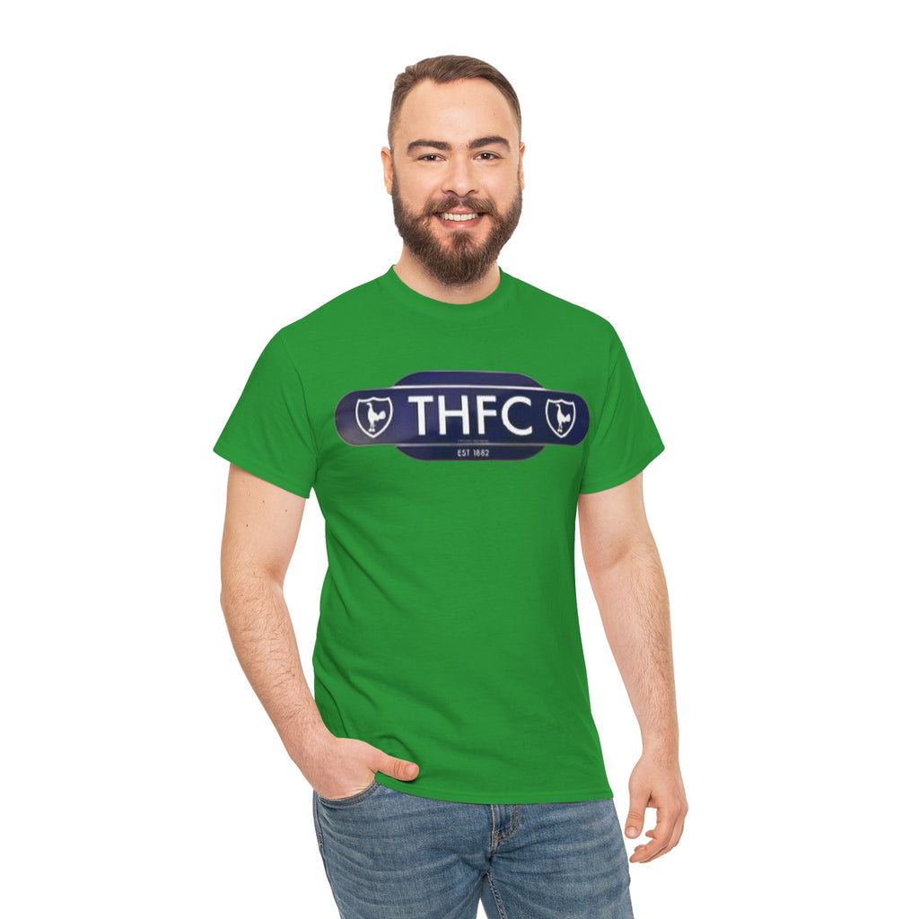 Tottenham Hotspur Railway Sign Tee — Tottenham Football Club Fan Shirt