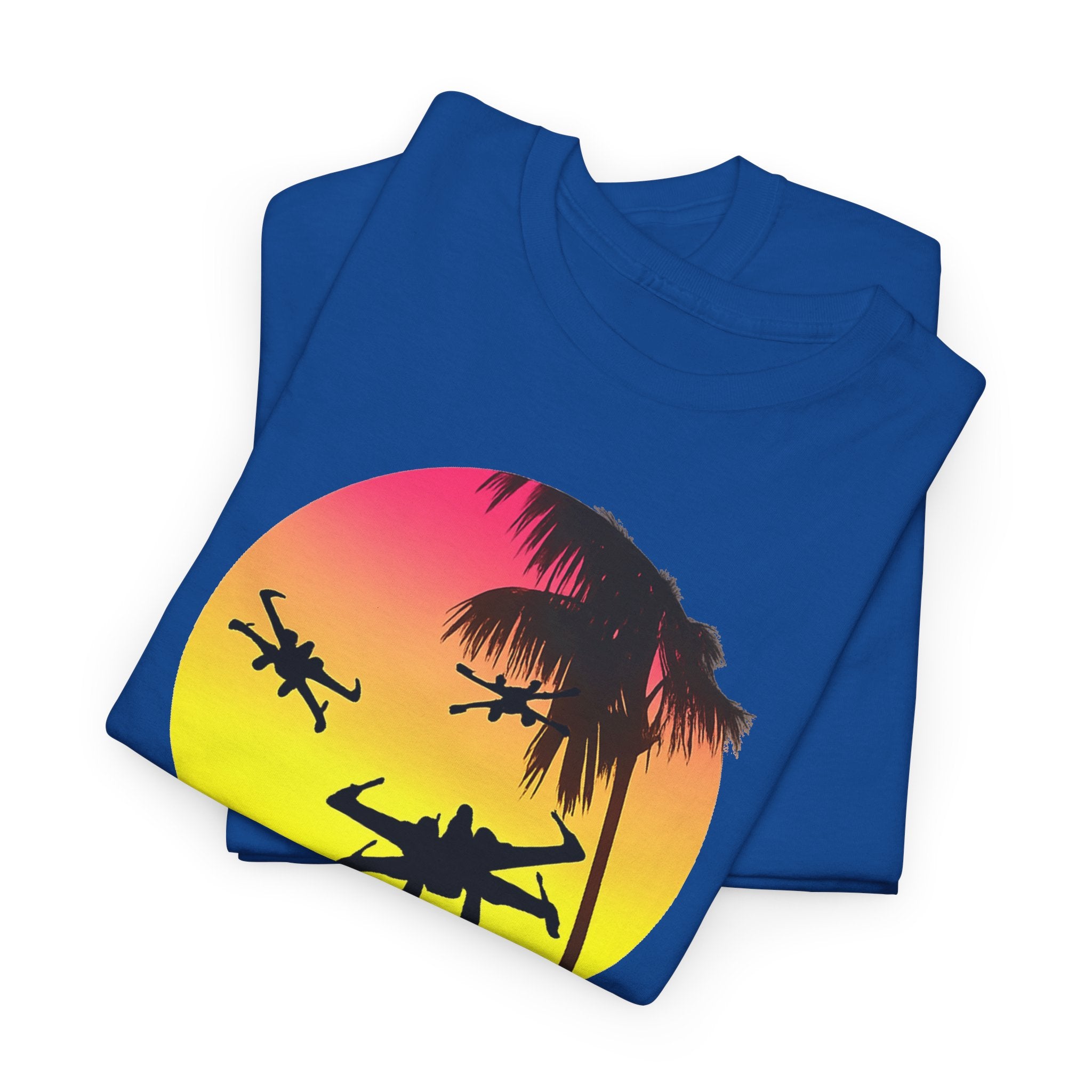 Star Wars X-Ring Sunset Beach Plane T-Shirt
