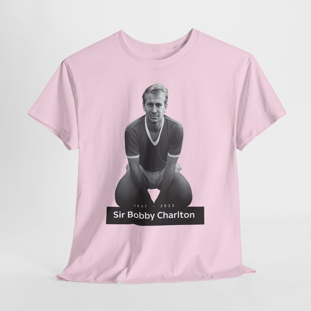 Sir Bobby Charlton Football Legend Cotton T‑Shirt