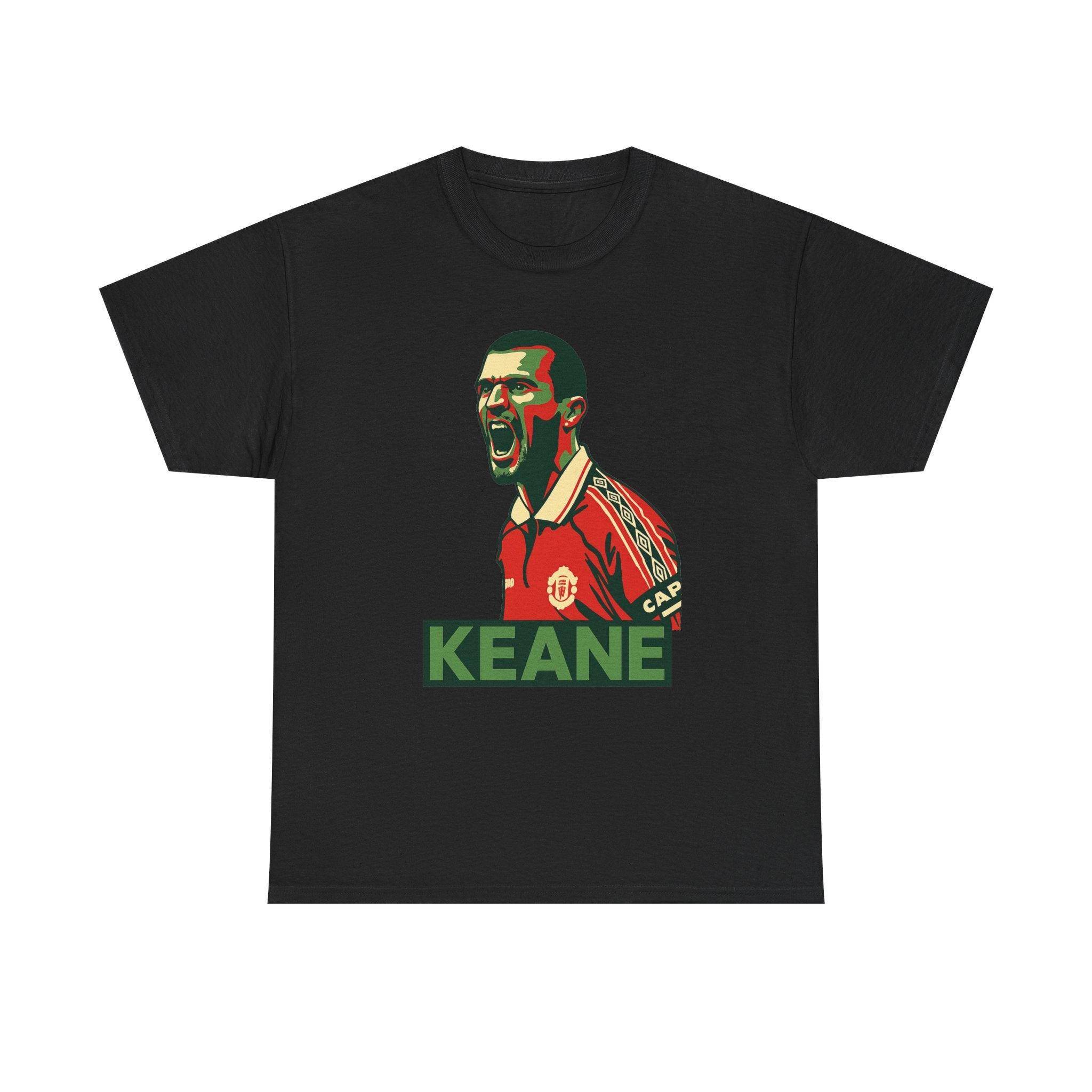 Roy Keane Retro Soccer Tee - Iconic Football Legend Graphic Shirt
